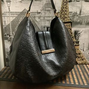100% Authentic Gucci large Guccissima Leather hobo Bag